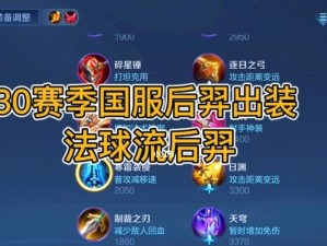新人后羿出装铭文攻略最新（打造强力射手！解析后羿出装铭文攻略）
