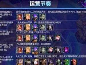 《云顶之弈》奥德赛战地斗枪阵容攻略（用最优阵容打遍天下，赢得胜利的秘诀）