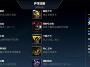 《以剑之荣耀》出装顺序攻略